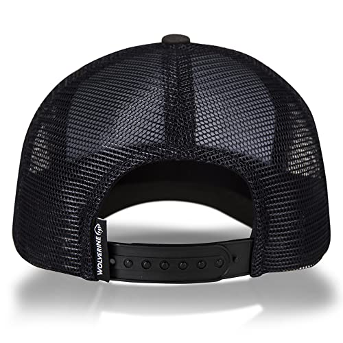 Image of Wolverine Trucker Hat | Mesh Back | Snapback | Adjustable | Rugged | Durable | Workwear