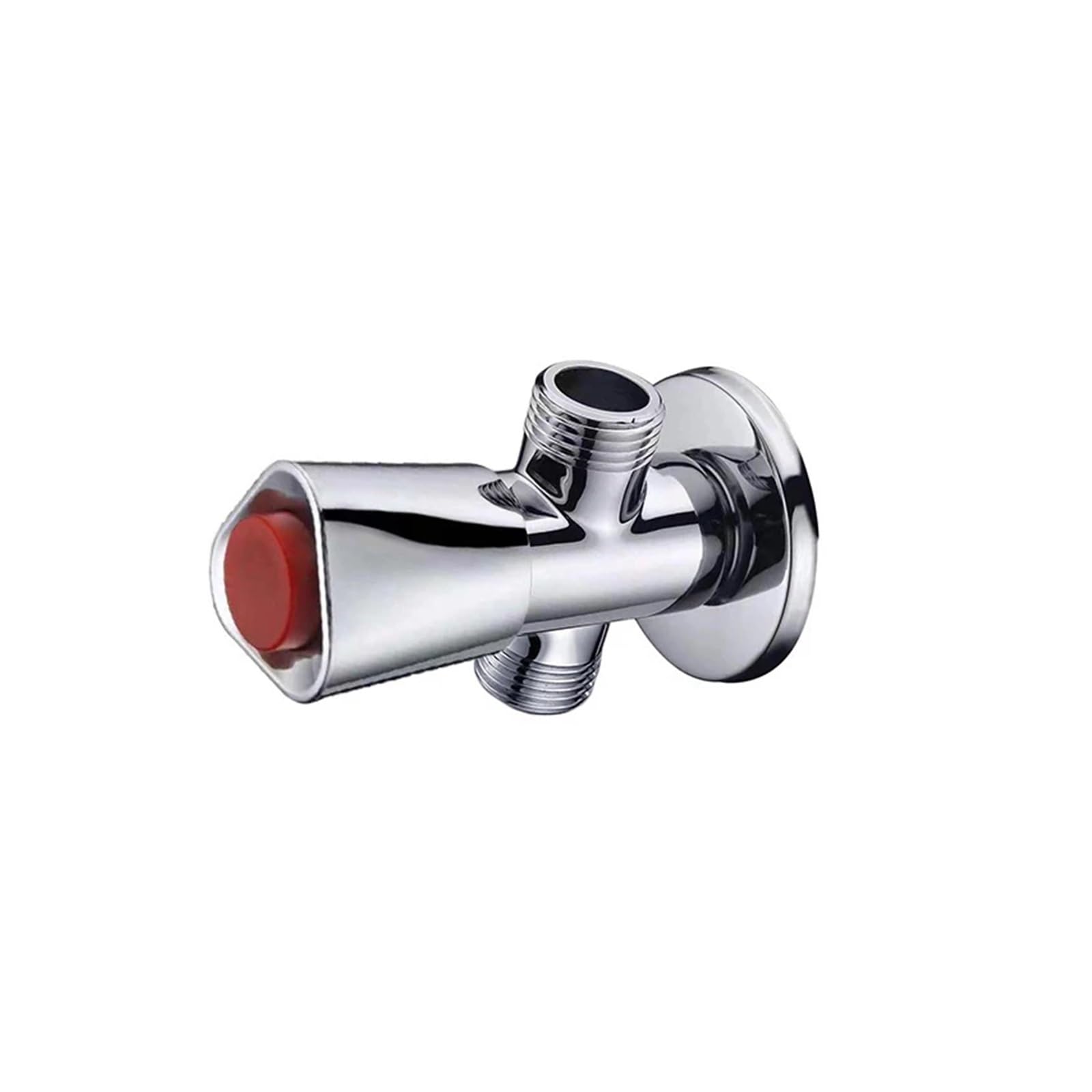 Bnjlsdatwr A4 Valve， Bathroom Angle Valve Thickened Toilet Triangle Copper Button Switch Wall-Mounted Suitable For Sink(A2)(A4)