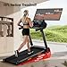 3-in-1 Treadmill,15% Incline Treadmills for Home, Foldable Treadmills with 136 KG Weight Capacity, 3.0HP Quiet Walking Pad Treadmill, Three Touch Screen