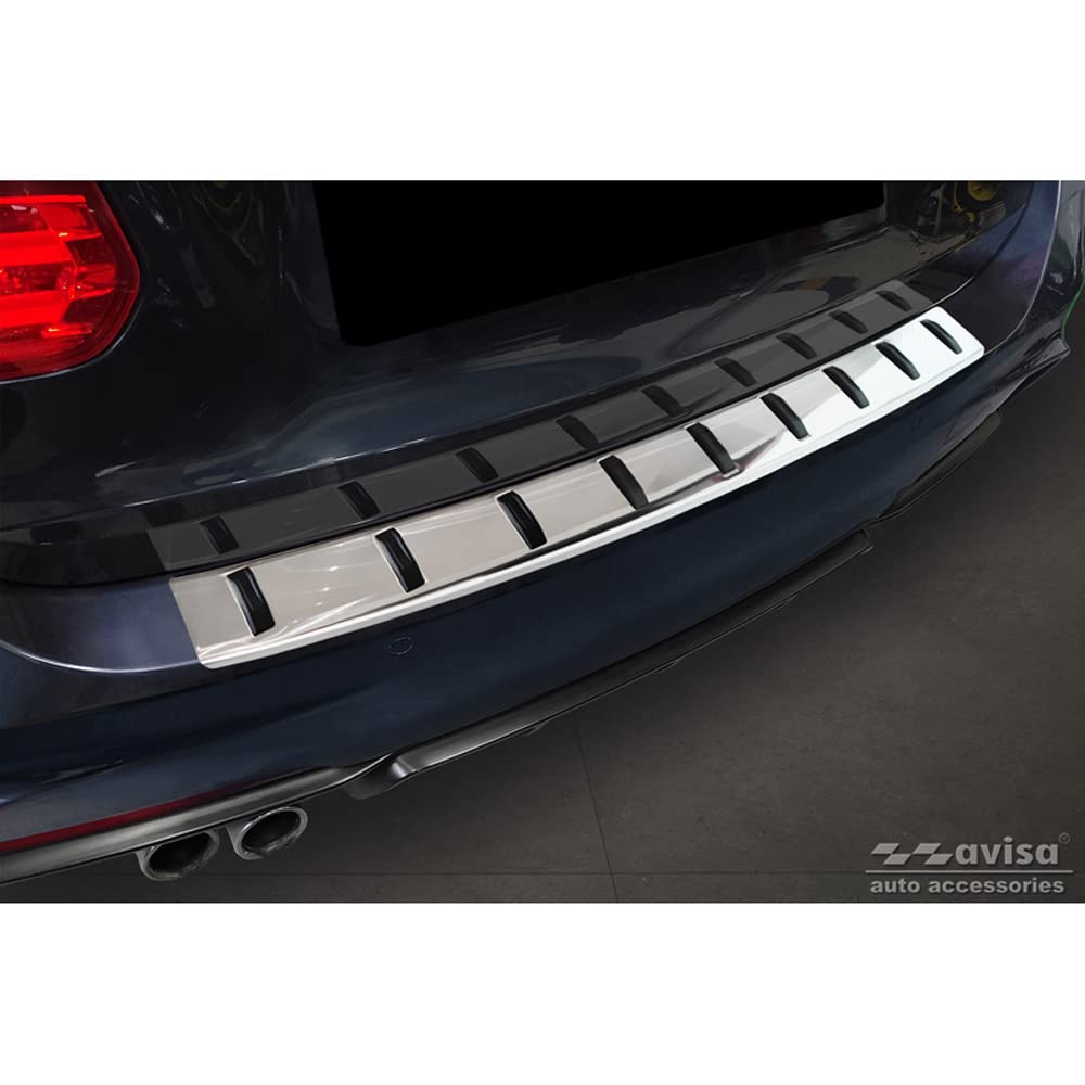 Avisa Ochraniacz na tylny zderzak ze stali nierdzewnej kompatybilny z BMW serii 3 (F31) Touring (w tym M-pack) 2012-2015 i Facelift 2015-2019 "STRONG EDITION"