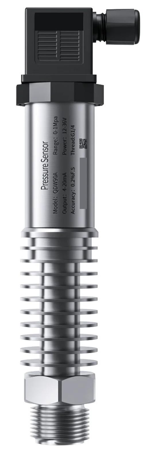 Transmisor de presión de alta temperatura 350 ℃ 1bar 16bar 25bar 1.6Mpa 4-20mA 0-10V RS485 Transductor de sensor de presión(0-5V G1-4,0-1.6Mpa)