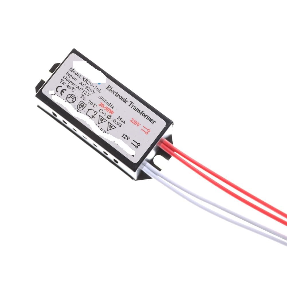 1 szt. AC 220 V do 12 V 20-50 W LED oświetlenie transformator lampa halogenowa sterownik elektroniczny zasilacz sieciowy
