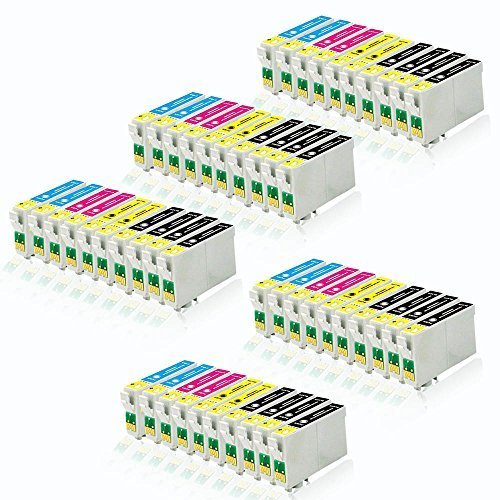Cartouches Epson T1291 T1292 T1293 T1294 compatibles Eurotone - Lot de 50 pour Stylus Office