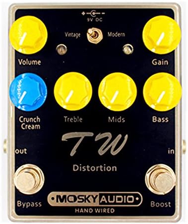 Mosky Audio TW Distortion 2 Toggle Modes with Boost Option. Hand-wired Nice! 2017