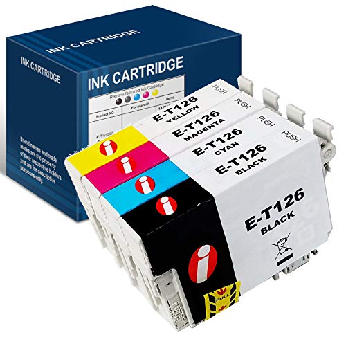 Ink4work 4 pack remanufactured ink cartridge replacemen…