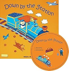 Down by the Station 絵本　英語 Down by the Station (JY) / コスモピア・オンラインショップ
