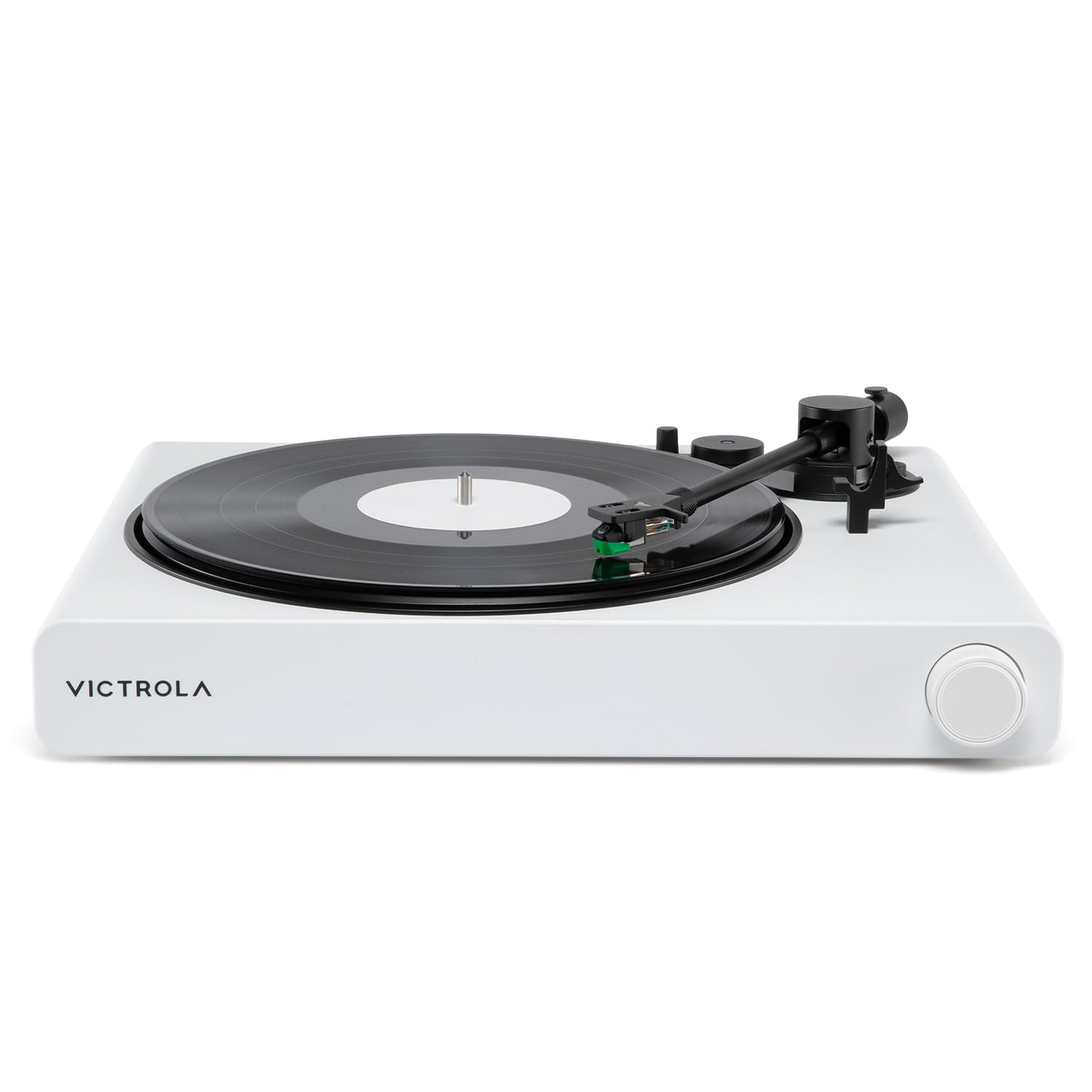 Victrola Stream Onyx - Wi-Fi Streaming 2-Speed Turntable with Bluetooth Output, Works with Sonos, UPnP Wi-Fi Streaming, Roon Ready Relay, Premium