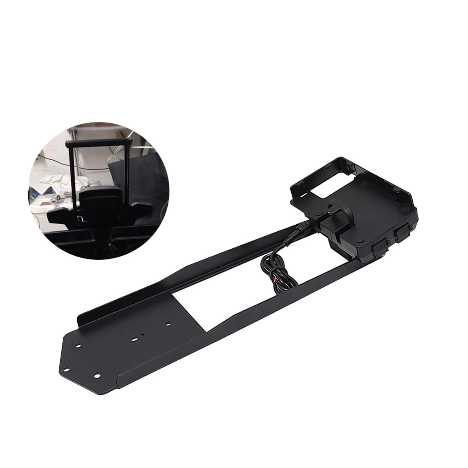 Soporte Navegación GPS para Motocicleta Soporte para Teléfono Móvil De Motocicleta Soporte Navegación GPS para para Tracer 900GT para Tracer 9GT 2021 2022 2023 (Color : USB 12mm Hole)