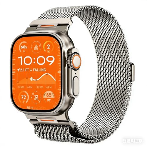 NewWays Rugged Milanese Loop Band For Apple Watch Ultra3 2 1 49mm Series 11 10 9 8 7 6 5 4 SE...