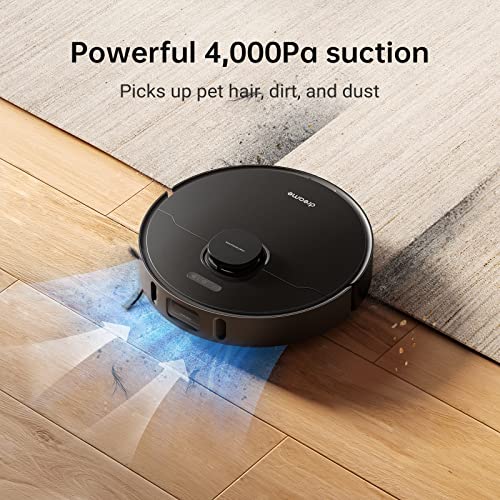 Image of Dreametech L10 Pro Robot Vacuum and Mop, 4000Pa Strong Suction, 2.5h Runtime, Works with Alexa /Google Home /APP, 3D Obstacle Avoidance, Superb LiDAR Navigation, Ideal for Pet Hair, Carpets, Hard Floor