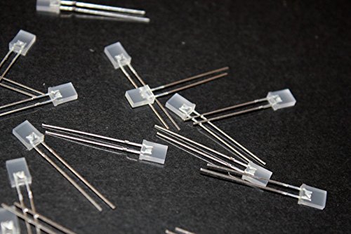 50pcs 2x5x7mm White Diffused Led Rectangle Light LED Lamp Bulb White — view 2