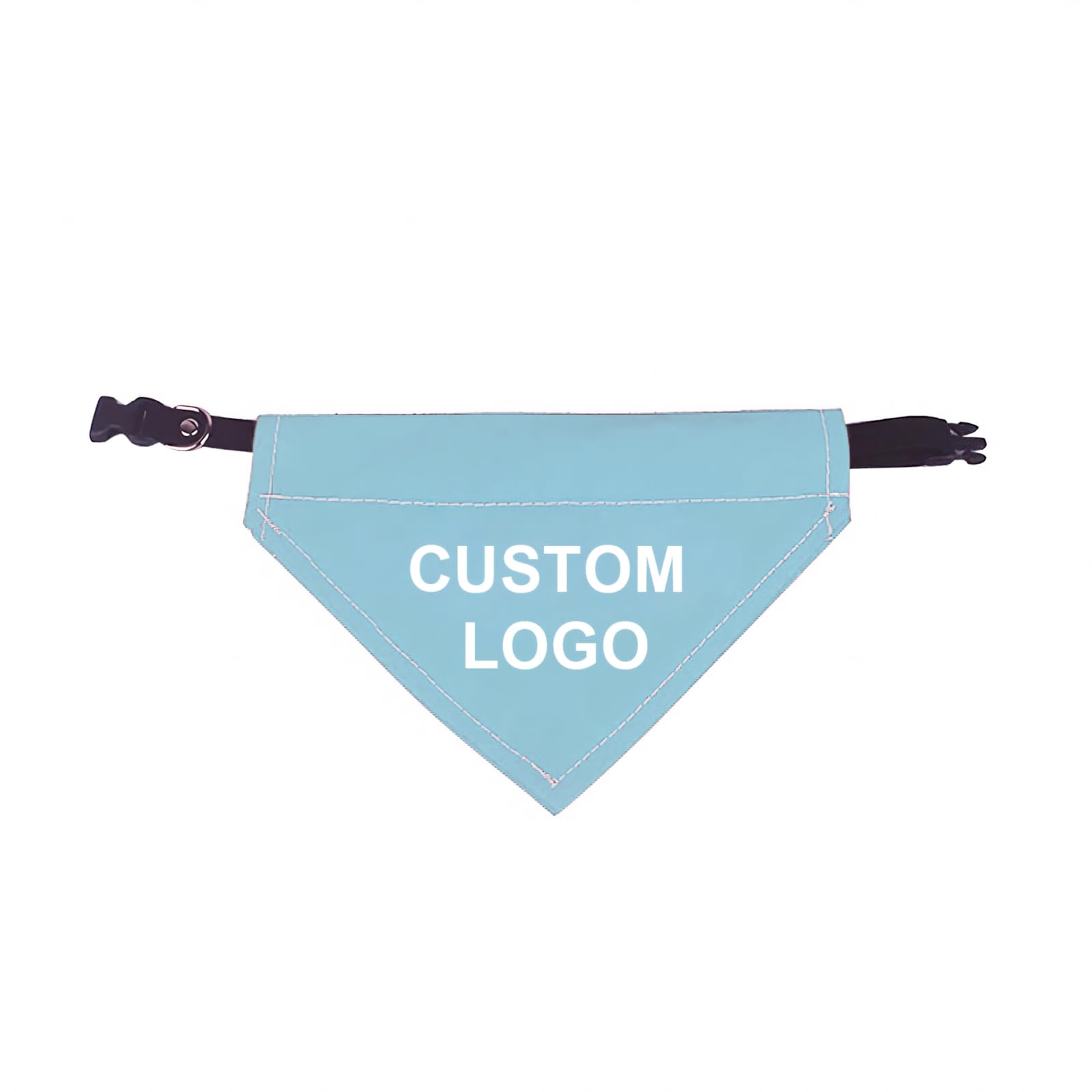 Muka Personalised Dog Bandana Washable Adjustable Dog Triangle Scarf Dog Birthday Bib with Photo/Logo/Text