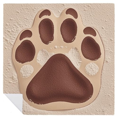 Servilletas de Tela con Estampa de Huella de Perro 4 Piezas miniatura 6
