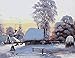 Produktbild Lucellgh DIY Malen nach Zahlen Färbung von auf Leinwand Snow Village Acrylfarben Gemälde für die Küche Home Decor Bilder zum Zeichnen