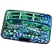 VICHLINE Aluminum Wallet RFID Blocking Metal Credit Card Holder Slim Hard Case (Bridge Over a Pool of Water Lilies)