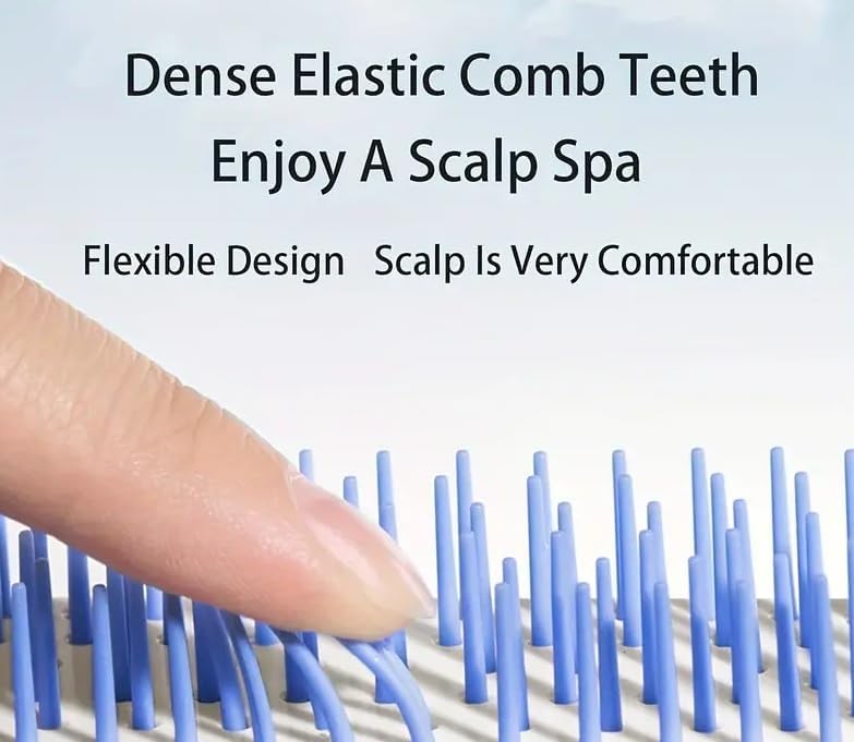 Buy Mireva KG Self-Cleaning Anti-Static Massage Comb | Easy Clean Hair Brush | Retractable Bristles One-pull Clean Anti Static Hair Brush Hair Styling Tools for All Hair Types Online at Low Prices