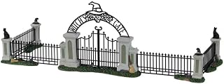 Lemax Spooky Town Miniature Halloween Witch Gate, Set of 5 #14857