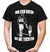 Produktbild - Wie der Vater so die Tochter Männer und Herren T-Shirt | Fussball Sport Papa Vatertag | Gelsenkirchen (Schwarz, XL)