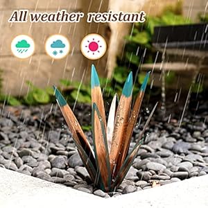 2pcs metal tequila country sculpture diy tequila plant home decor country tequila garden ornament indooutdoor statuette patio lawn patio stake decoration gift to the garden 12  urban country home decor