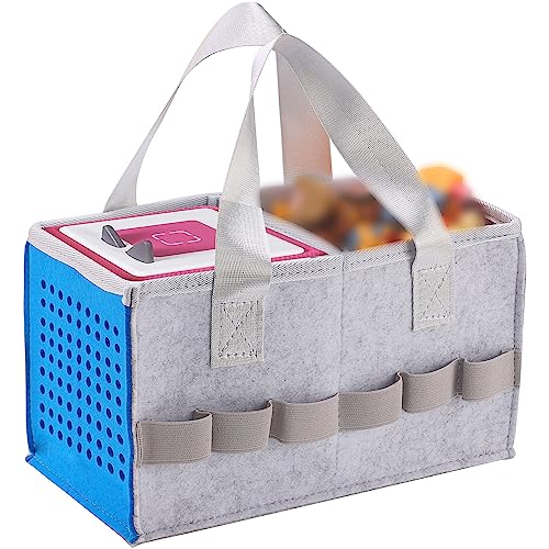 Toniebox Starter Set Hard Case with Handle - Portable Travel Carry Case for Tonies Box Compatible with Tonies Figure (Blue)