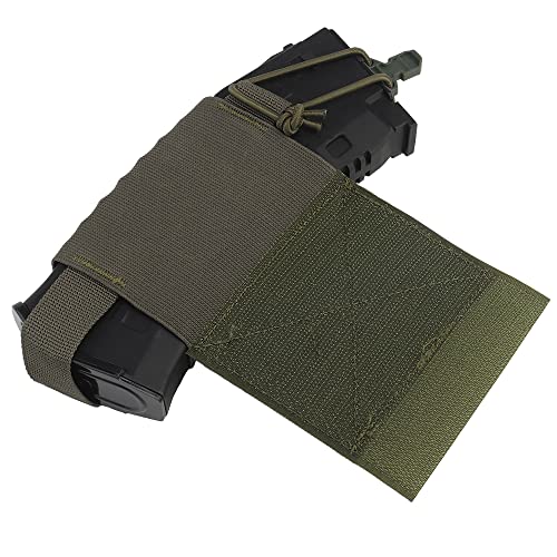 Cummerbund Side 5.56 Mag Holder Radio Pouch With Hook And Loop Tactical Magazine Expander Wing Holster For Chest Rig Vest 2 Pcs #TOP1