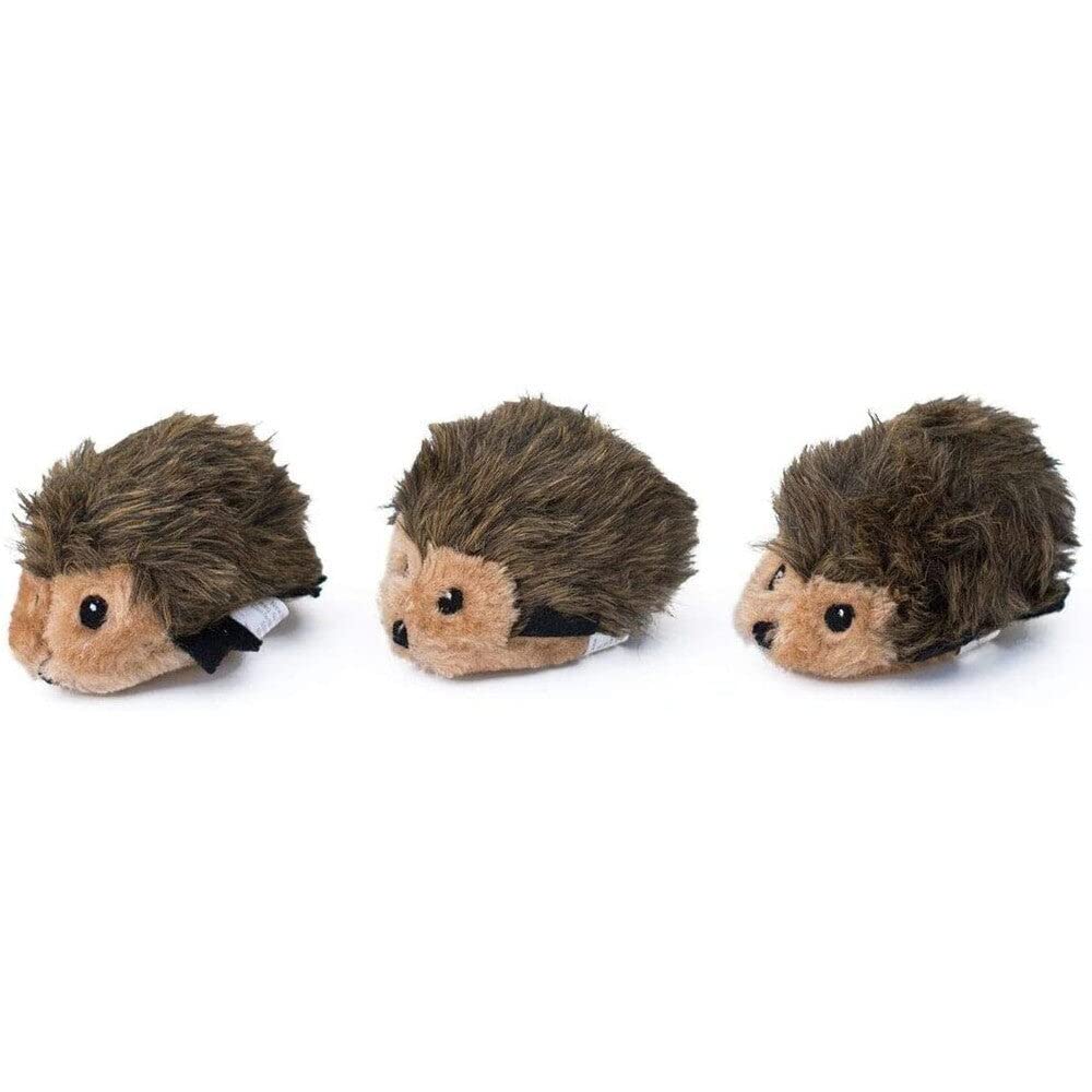 ZippyPaws Burrow Replacement Miniz - Interactive Dog & Puppy Toys for Boredom, Stimulating Pet Products to Keep Them Busy, Plush Refills for Hide & Seek Puzzle, Squeaky Toy for Enrichment - Hedgehogs - image 2