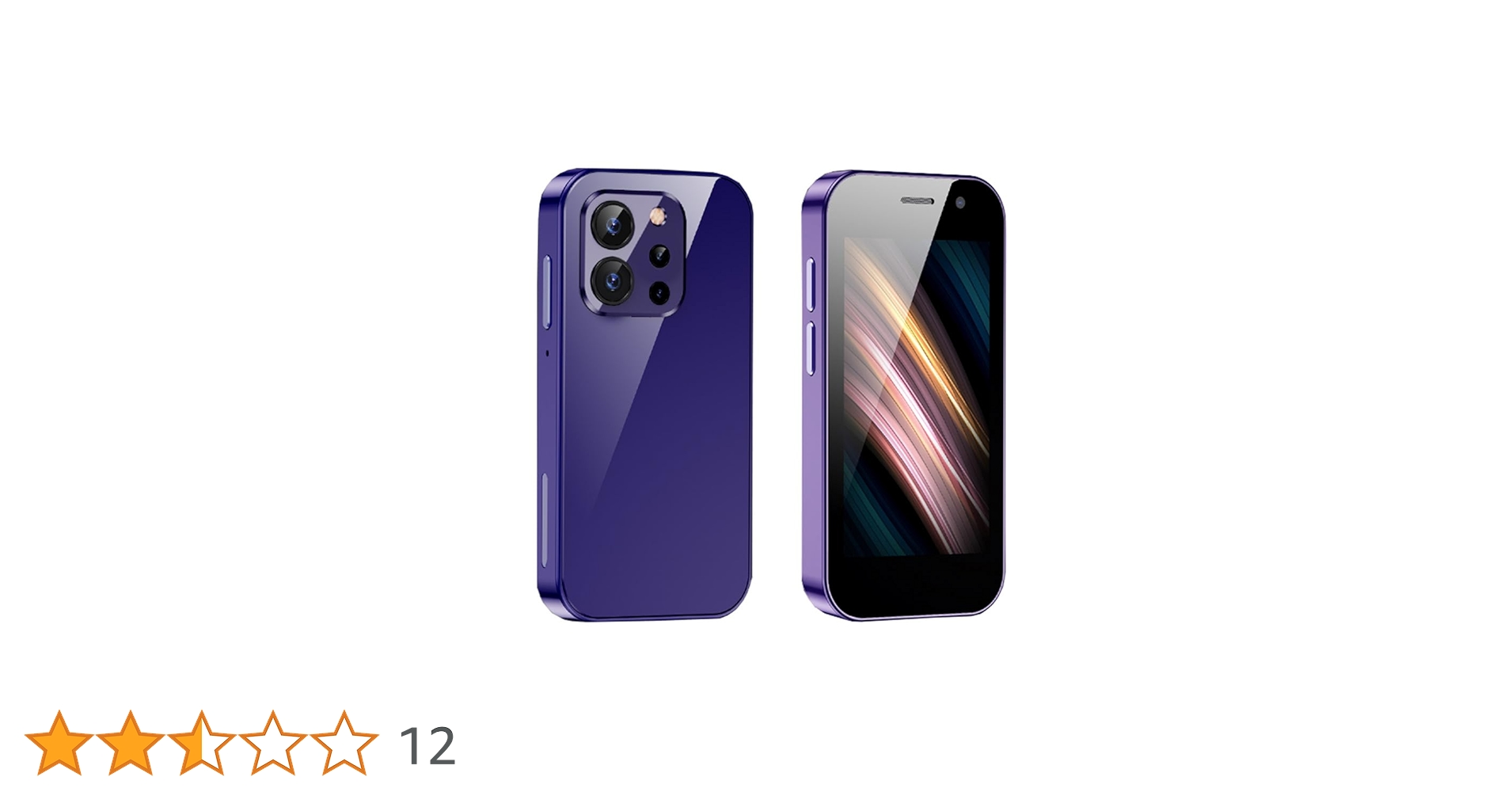 Rainbuvvy 超コンパクトスマホ Rainbuvvy Pocket Mini Smartphone 4GB RAM + 128GB ROM 4G