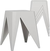 Vista 16 de InterSpaceLiving Zuho Taburete multiusos (2, naranja brillante)