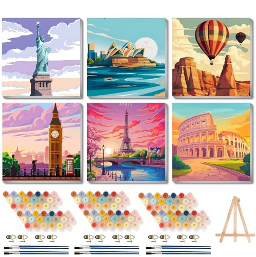 Beginner Paint-by-Numbers Kit for Easy Painting Nights