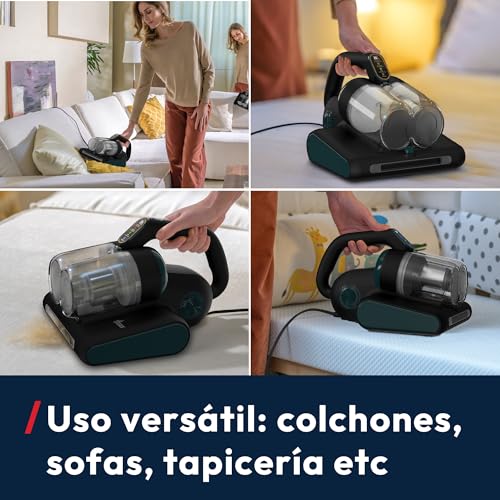 Miniatura 6 de Hoover HMC5 Core Aspiradora de Mano para Colchones | 4 Funciones Auto | Beat&Roll, Aspiración, Luz UV y Secado, Ligera, Antiácaros para Camas, Sofás y Tapizados, 400W