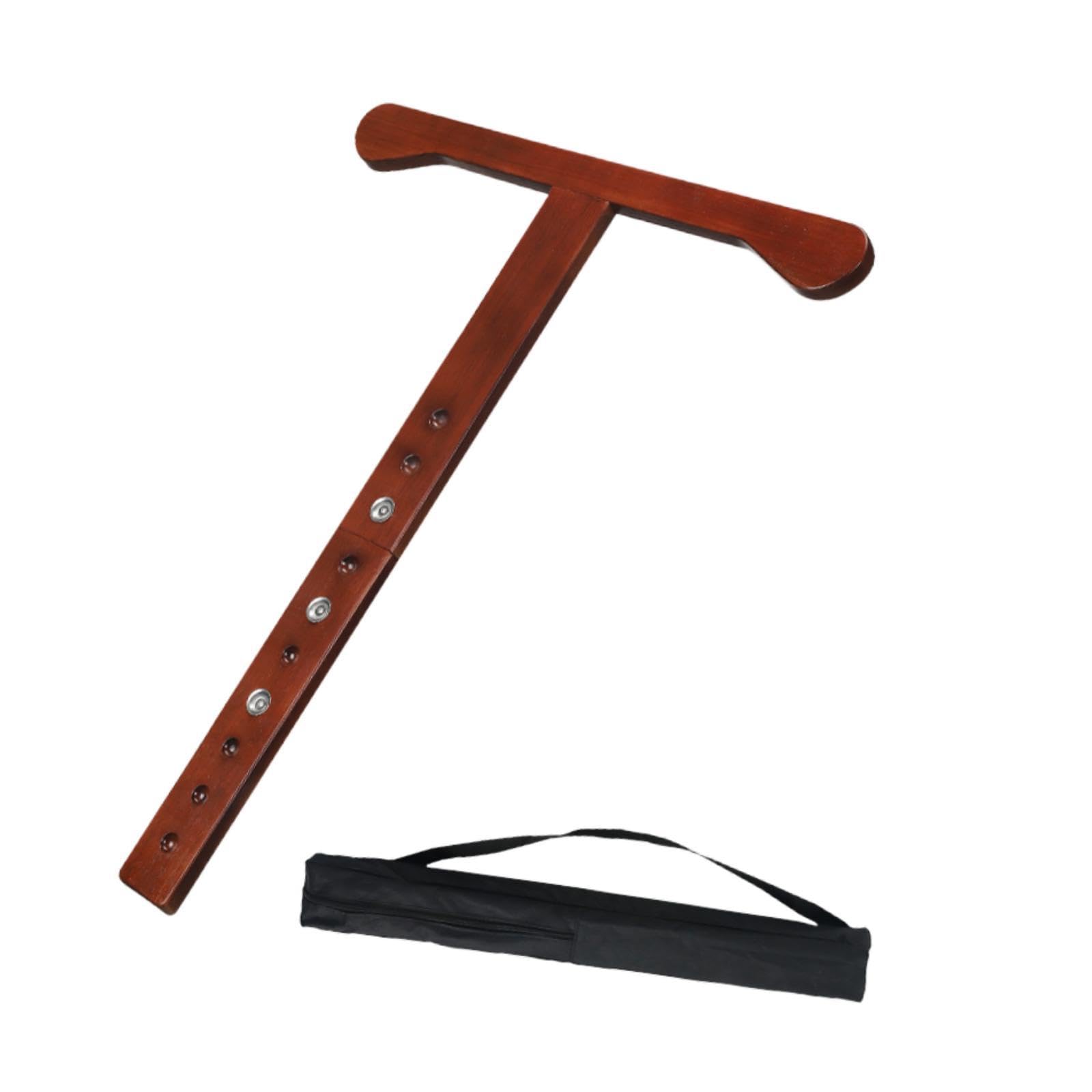 Fermo per Puntale Violoncello, Accessorio Portatile in Legno per Protezione Pavimento, Marrone Scuro