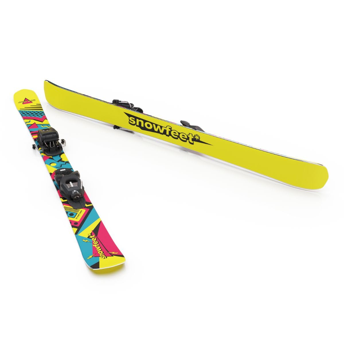 Amazon | Short Skis by Snowfeet | 120 CM | Freedom | Snowblades