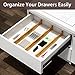 DUCOO 4 PCS Drawer Divider, 17