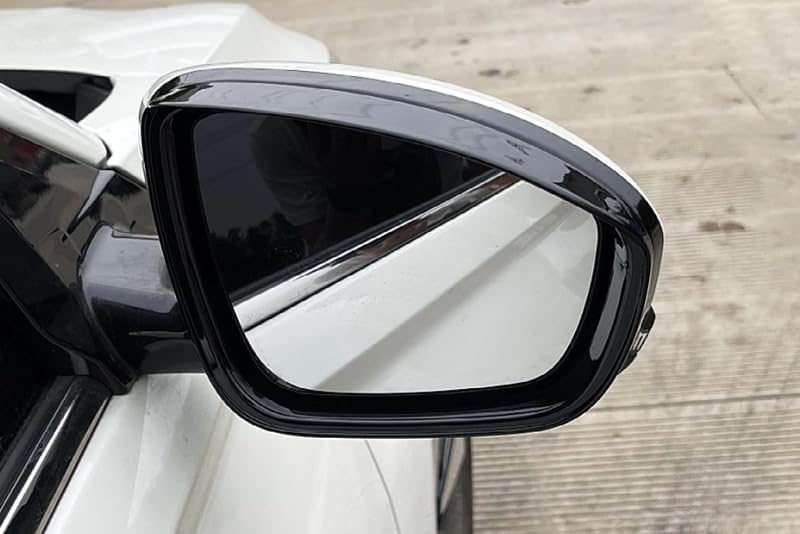 KUTOOK 新型オーラ オーラe-POWER カスタム ドアミラーバイザー サイドミラーバイザー (ピアノブラック)