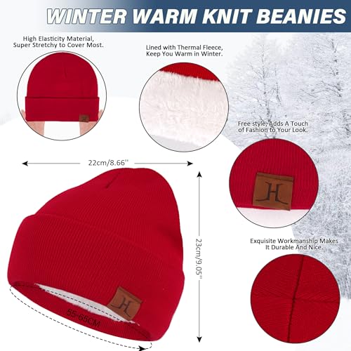 Image of FZ FANTASTIC ZONE Winter Beanie Hats Scarf Touchscreen Gloves for Men Women