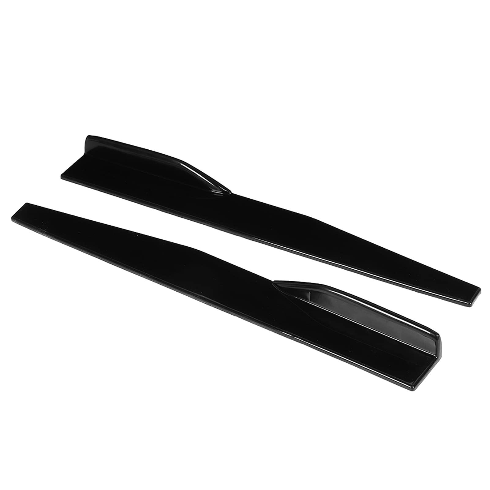 Minigonne Laterali, Yosoo 29.3in. Divisori Bilancieri per Minigonne Laterali Auto Protezione Antigraffio Universale Nero Lucido Modificato P per Minigonne Laterali Per Minigonne Laterali Divisori Bila