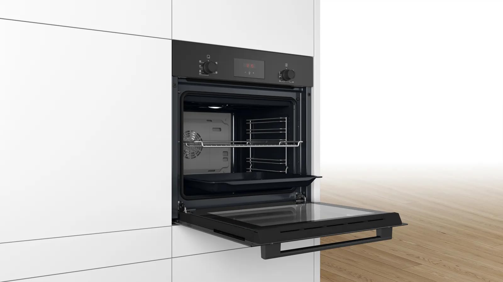 FORNO 60CM 66LT MULTIF. CL.A NERO