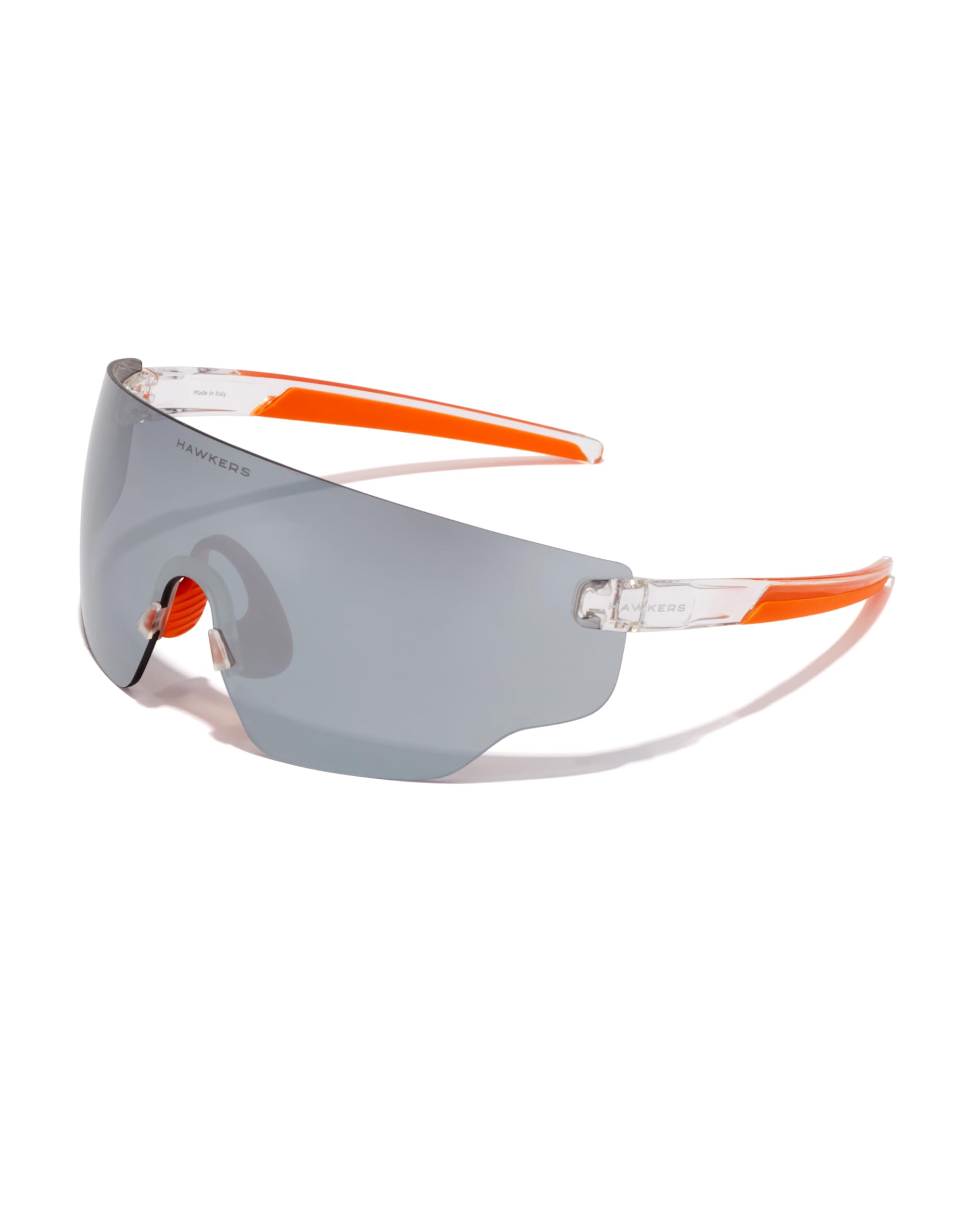 Hawkers Unisex Silver/Transparent Sports Sunglasses Speed - Chrome