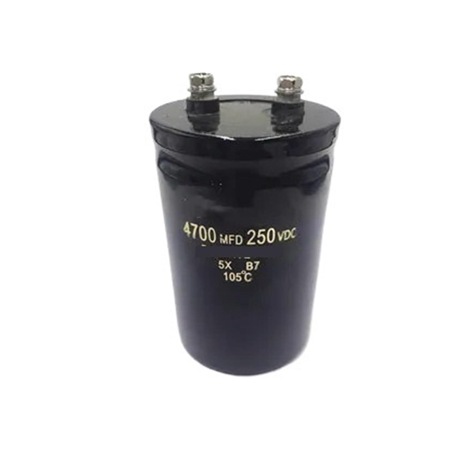 Condensateur électrolytique 250V 4700uF composant électronique de filtrage pour alimentation 50x105mm