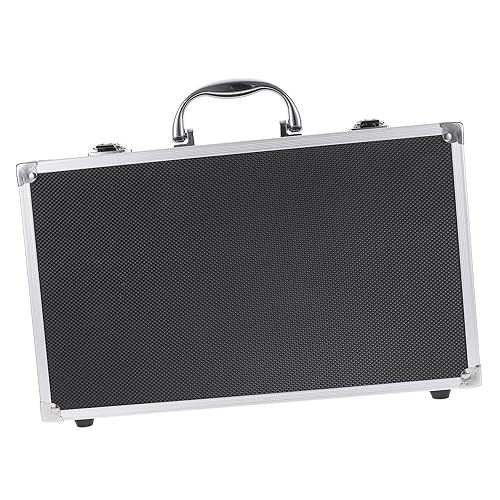 Sosoport Microphone Storage Organizer Box Sturdy Case for Handheld Microphones Practical Audio Equipment Holder Safe and Easy Storage for Ktv and Events