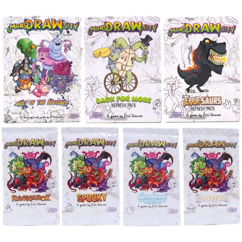 Juego de Mesa MonsDRAWsity Pack de 8 Expansiones miniatura 1