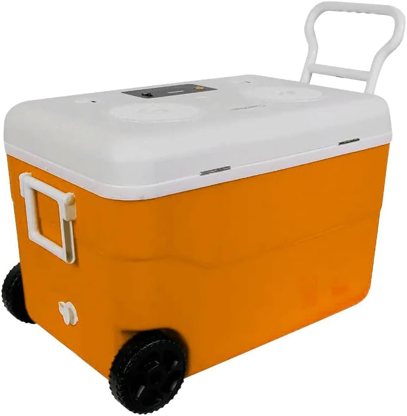 Cerwin Vega CVC65O 55QT Cooler with 6.5" 2-Way Marine Built-in Speakers BT Streaming Phone Charger 10 Hour Battery