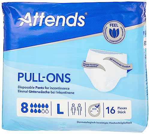 Attends 207468 Pull Ons Level 8 Inkontinenz Hose, groß (16 Stück)