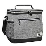Large Insulated Lunch Bag for Women Men, 10L Leakproof Thermal Reusable Lunch Box for Adult & Kids...