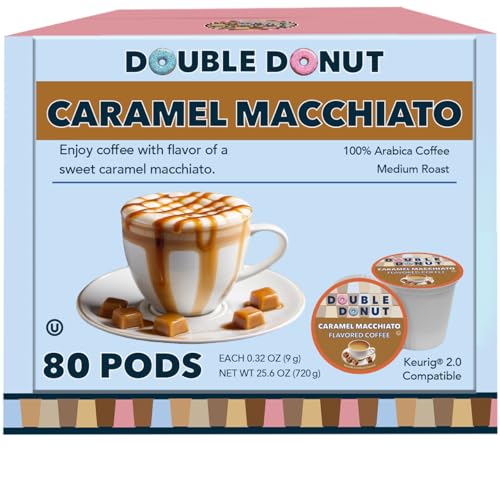 Double Donut Caramel Macchiato 80 Count