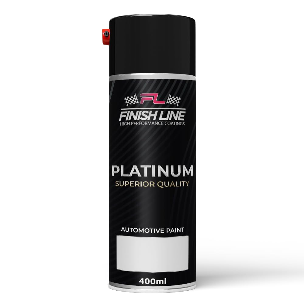 Finish Line 0 Audi/Volkswagen Lb9a Candy White Spray Paint Car Auto Aerosol Dual Nozzle 400Ml