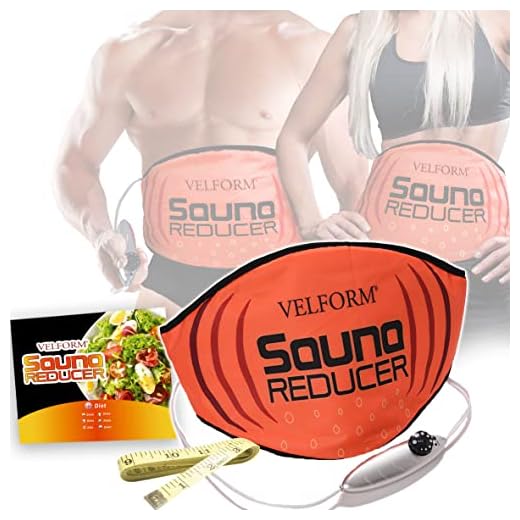 BEST DIRECT Velform Sauna Reducer 10444 - Cinturón, Color Naranja y Negro