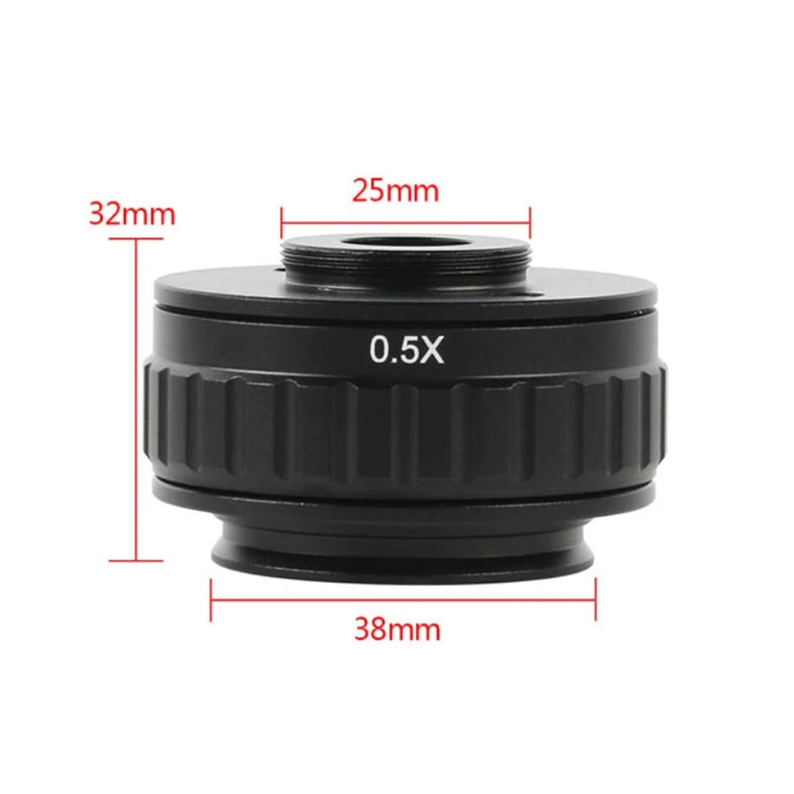 7X-45X Kunststoff Trinokular Mikroskopkopf 0.5X Adapter WF10/22MM