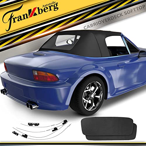 Frankberg Cabrioverdeck Softtop Verdeckbezug Schwarz für Z3 Roadster E36 1.8L-3.2L 1995-2003 54318411121