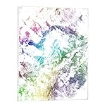 QWORK® Gel Print Plate, 8” x 10” Reusable Monoprinting Print Plate, Printmaking Supplies, for Arts, Crafts
